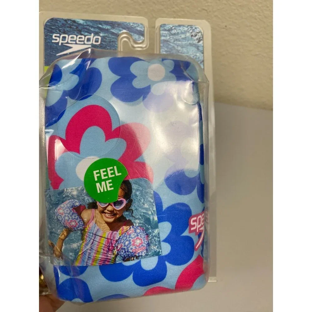 NEW Speedo Swim Armband Flooties Kids Ages 2-12‎ Floral Blue Pink vacation Beach